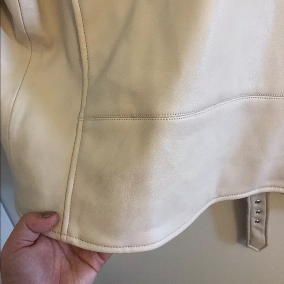 Zara faux leather jacket cream XXL - Picture 5 of 6